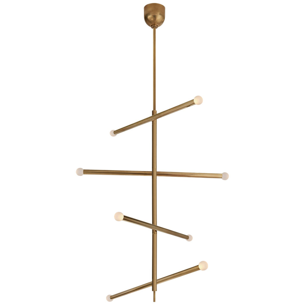 Visual Comfort Signature Canada - KW 5593AB-ECG - LED Chandelier - Rousseau - Antique-Burnished Brass