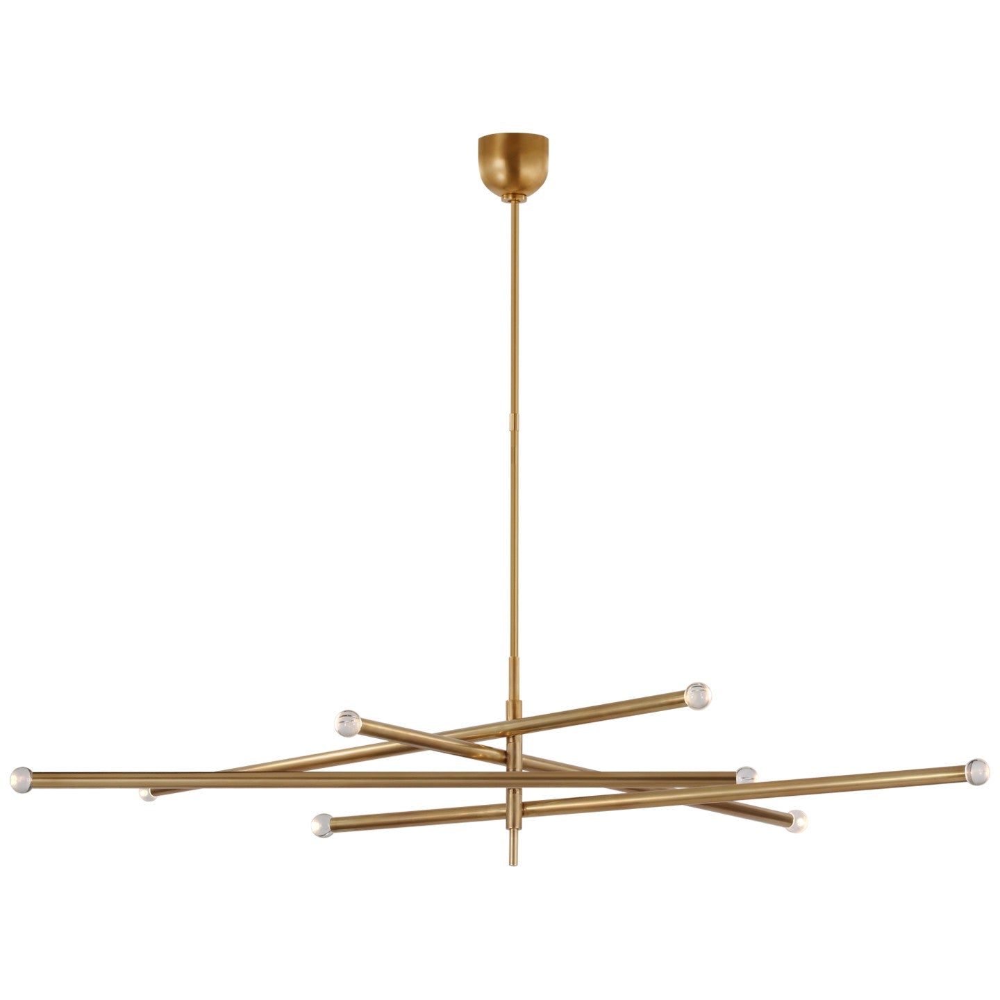 Visual Comfort Signature Canada - KW 5595AB-CG - LED Chandelier - Rousseau - Antique-Burnished Brass