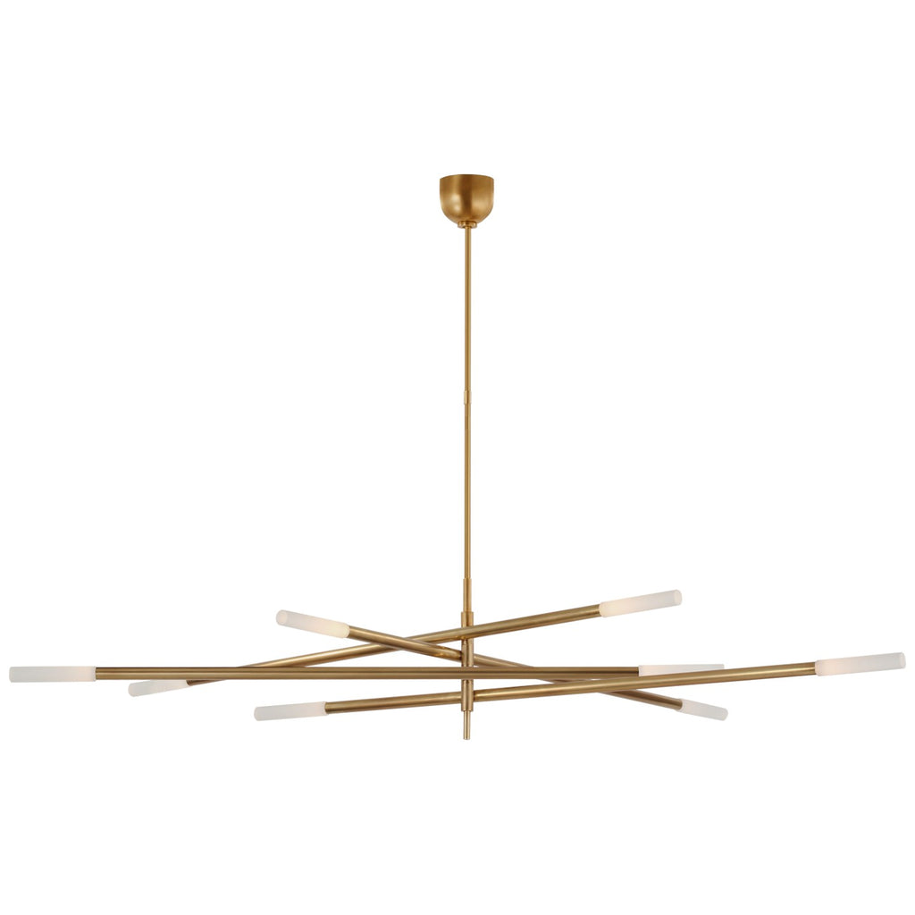 Visual Comfort Signature Canada - KW 5595AB-EC - LED Chandelier - Rousseau - Antique-Burnished Brass