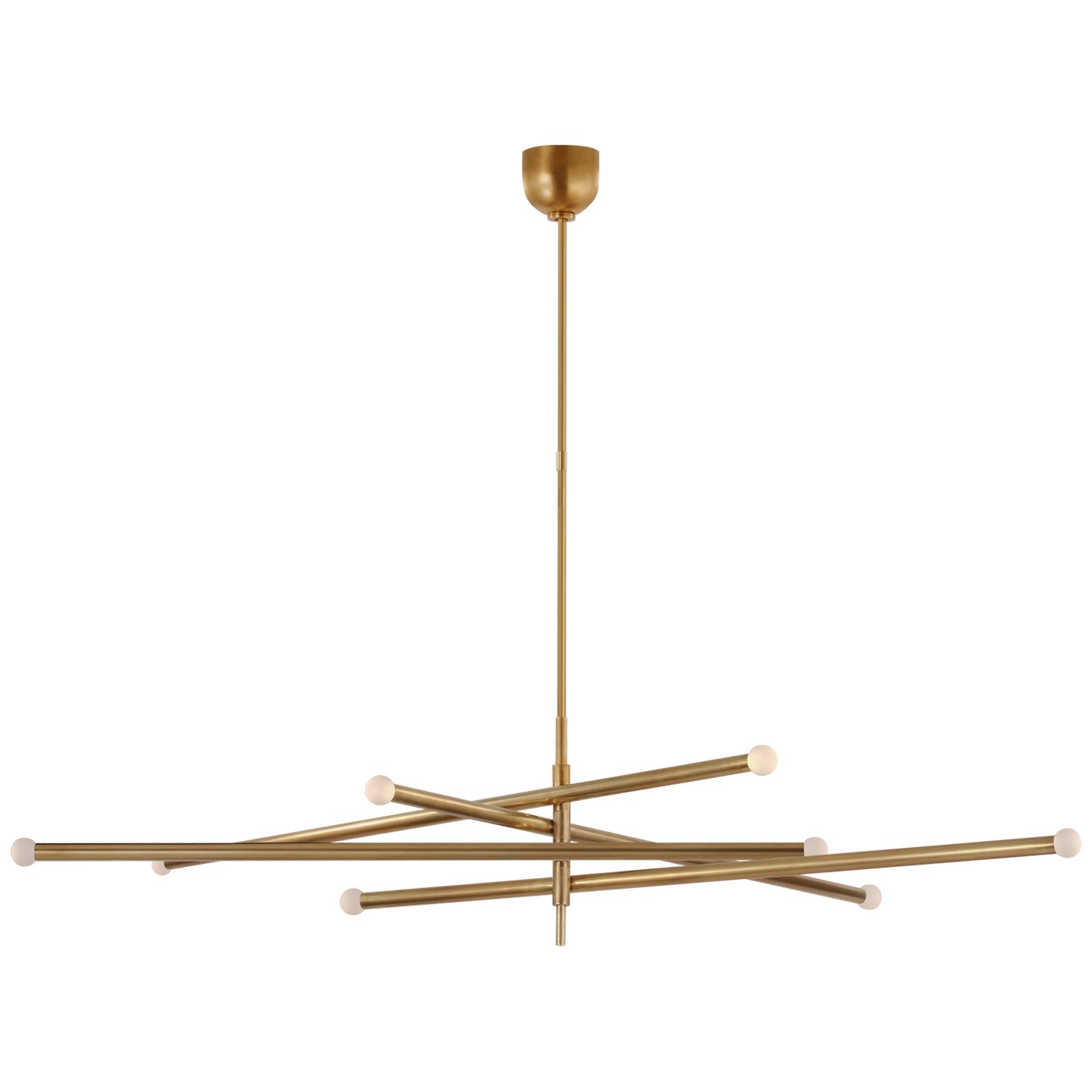 Visual Comfort Signature Canada - KW 5595AB-ECG - LED Chandelier - Rousseau - Antique-Burnished Brass
