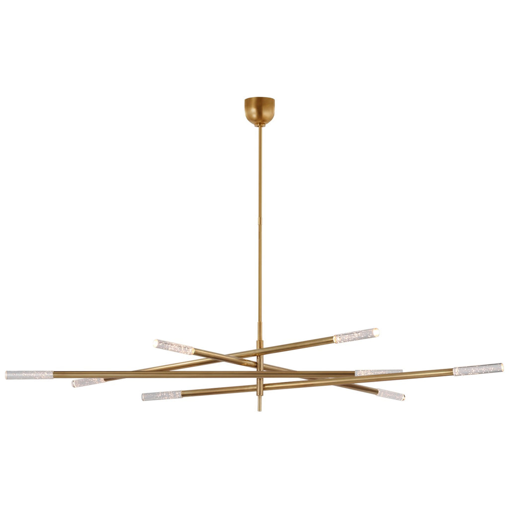 Visual Comfort Signature Canada - KW 5595AB-SG - LED Chandelier - Rousseau - Antique-Burnished Brass