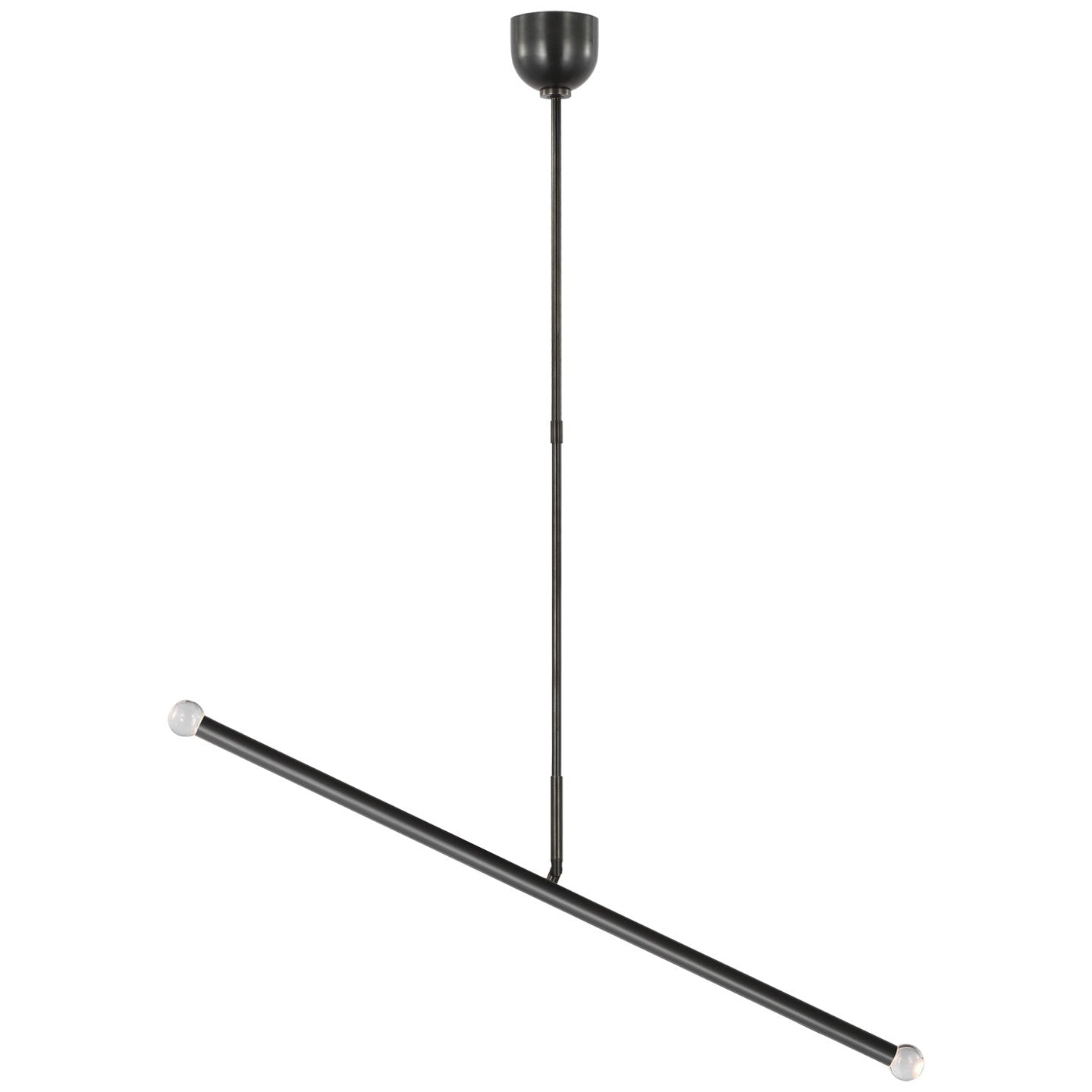 Visual Comfort Signature Canada - KW 5597BZ-CG - LED Linear Chandelier - Rousseau - Bronze