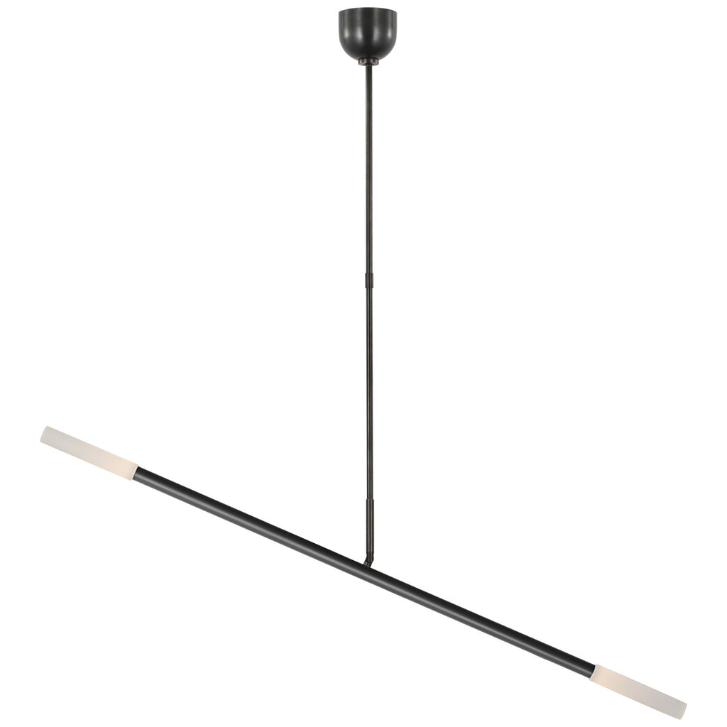 Visual Comfort Signature Canada - KW 5597BZ-EC - LED Linear Chandelier - Rousseau - Bronze