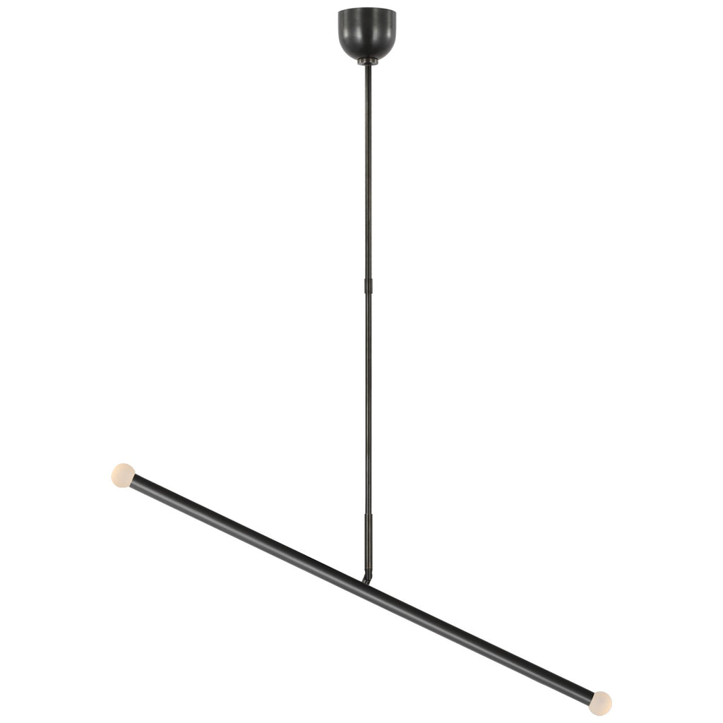 Visual Comfort Signature Canada - KW 5597BZ-ECG - LED Linear Chandelier - Rousseau - Bronze