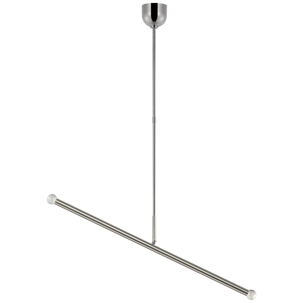 Visual Comfort Signature Canada - KW 5597PN-CG - LED Linear Chandelier - Rousseau - Polished Nickel