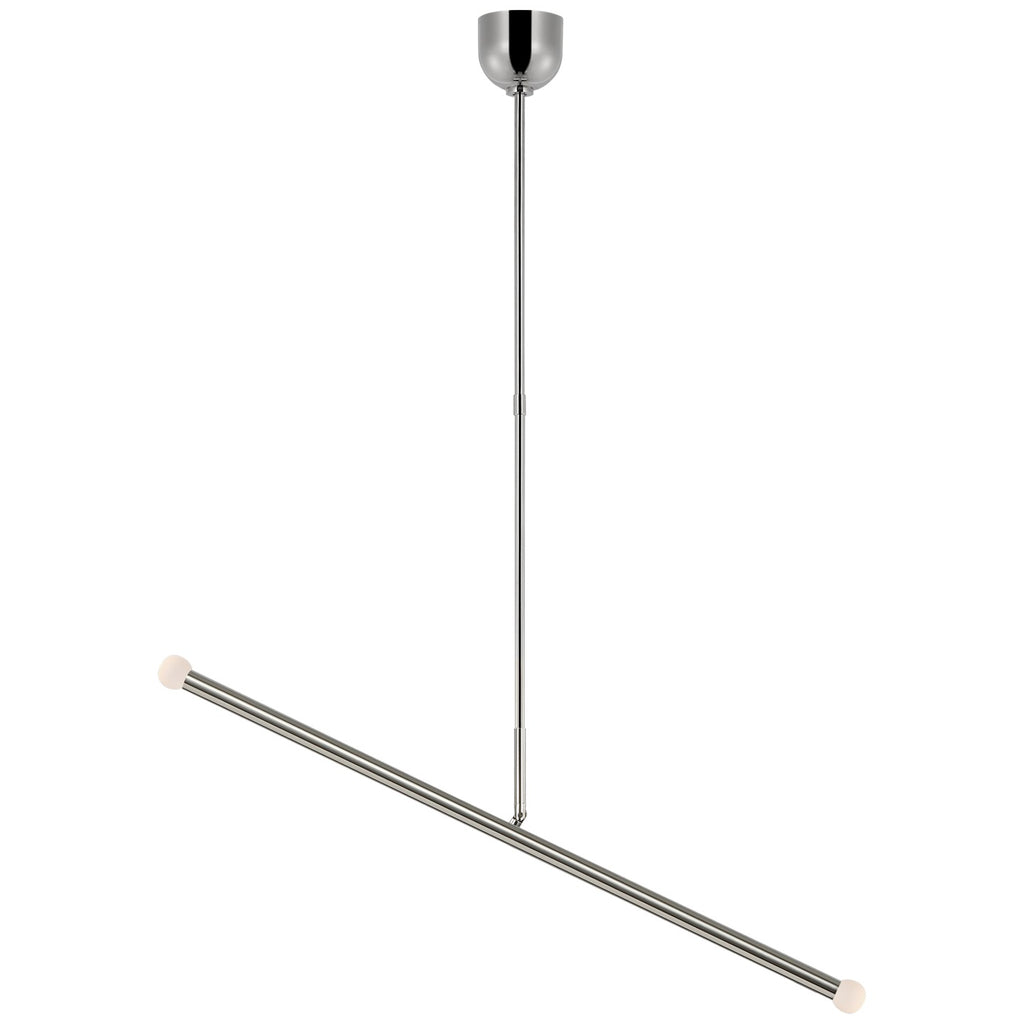 Visual Comfort Signature Canada - KW 5597PN-ECG - LED Linear Chandelier - Rousseau - Polished Nickel