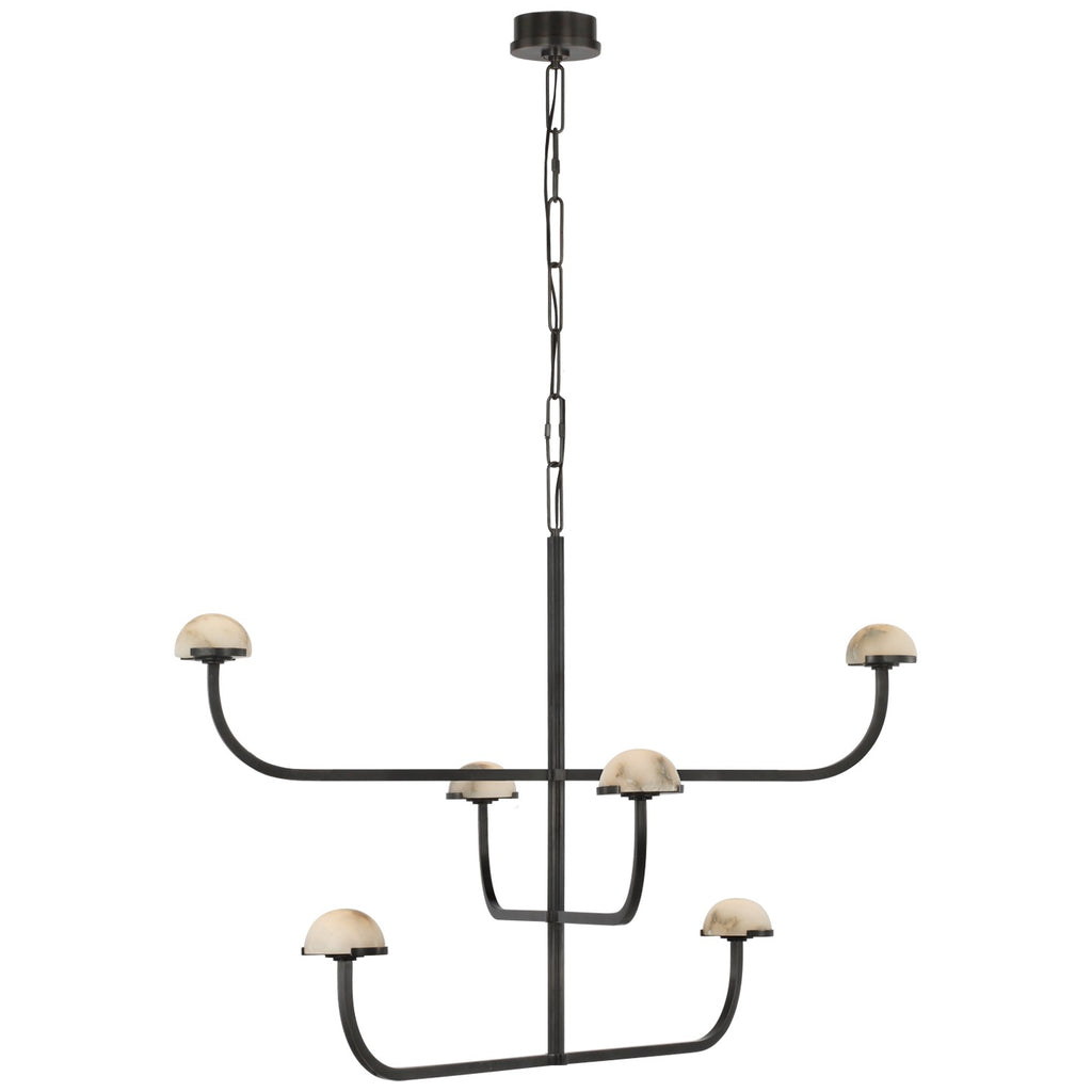 Visual Comfort Signature Canada - KW 5623BZ-ALB - LED Chandelier - Pedra - Bronze