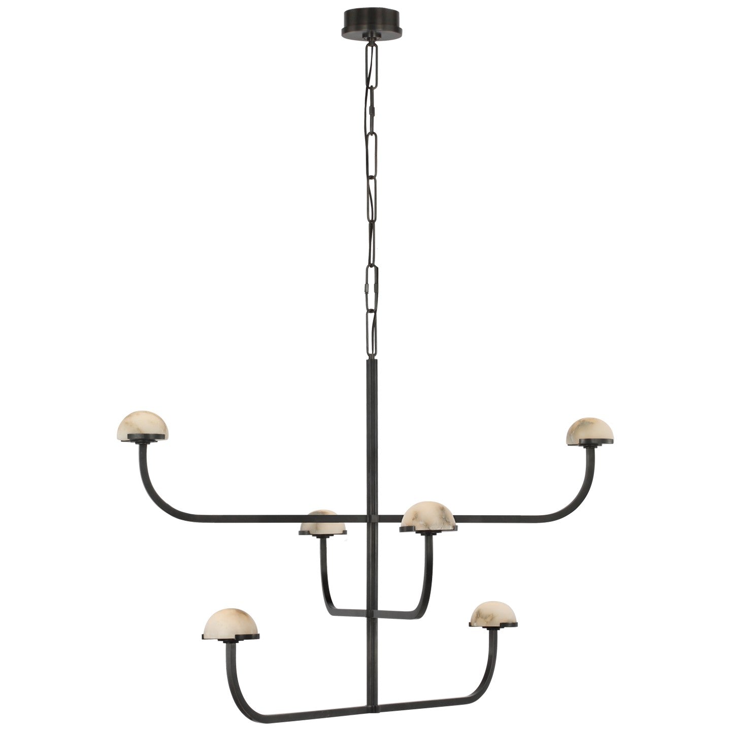 Visual Comfort Signature Canada - KW 5623BZ-ALB - LED Chandelier - Pedra - Bronze