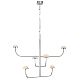 Visual Comfort Signature Canada - KW 5623PN-ALB - LED Chandelier - Pedra - Polished Nickel