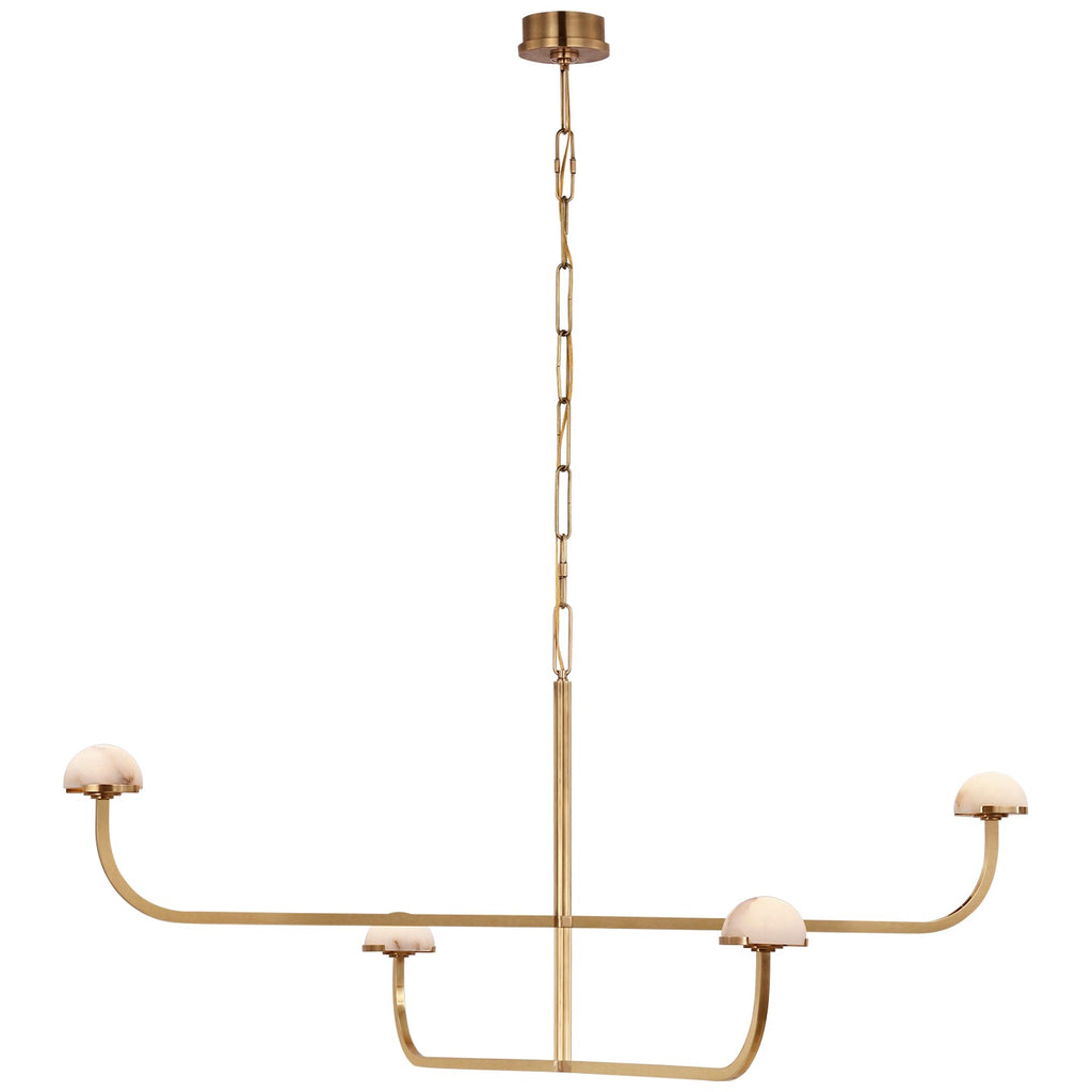 Visual Comfort Signature Canada - KW 5624AB-ALB - LED Chandelier - Pedra - Antique-Burnished Brass