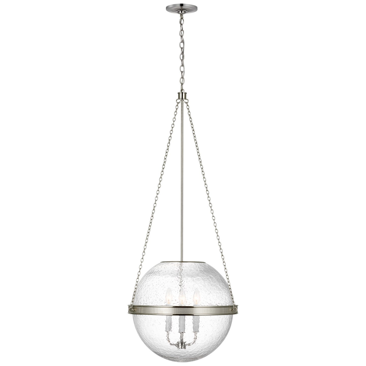 Visual Comfort Signature Canada - MF 5184PN-CG - LED Pendant - Reese - Polished Nickel
