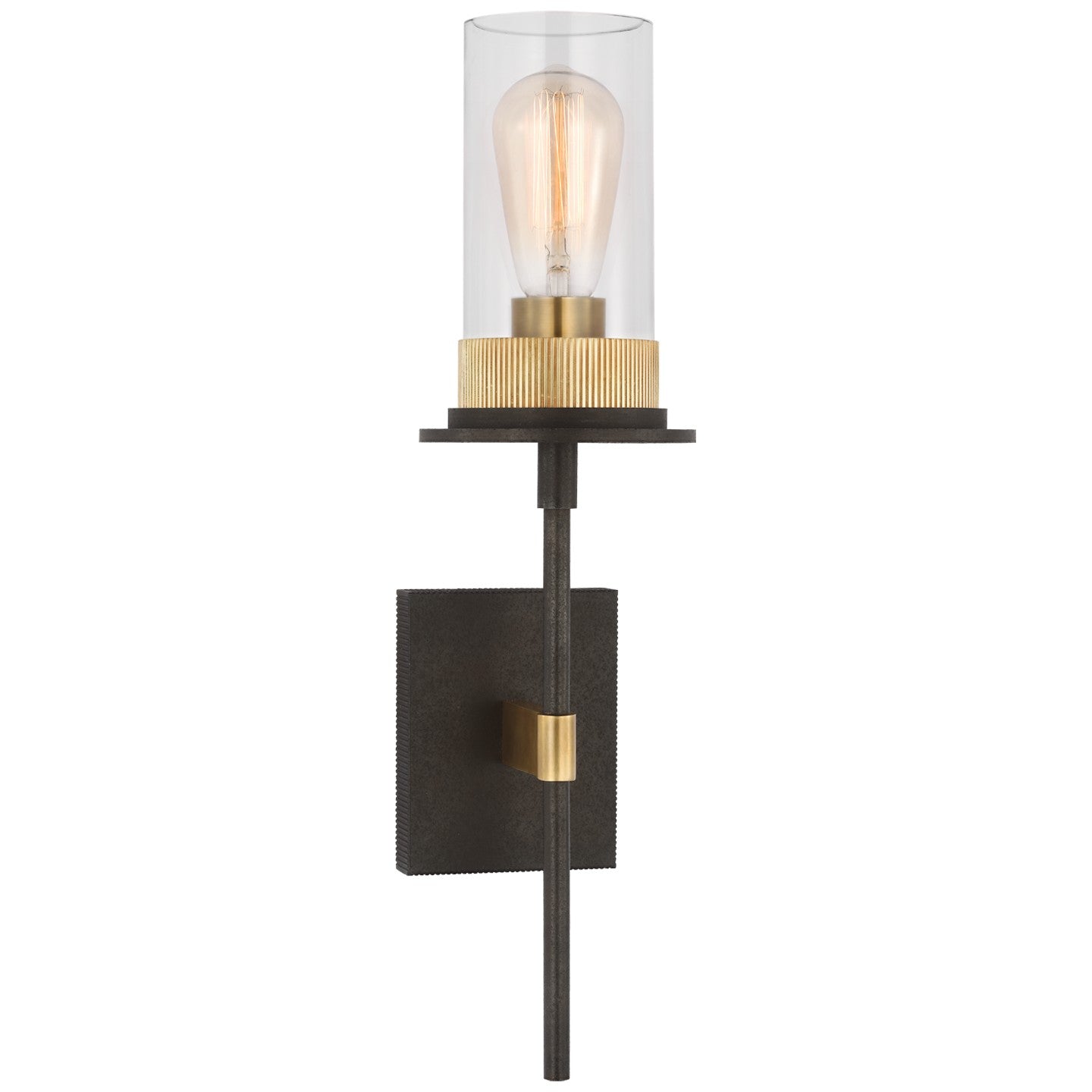 Visual Comfort Signature Canada - RB 2010WI/AB-CG - LED Wall Sconce - Beza - Warm Iron and Antique Brass
