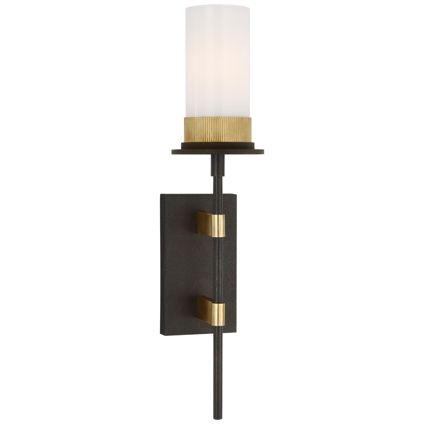 Visual Comfort Signature Canada - RB 2012WI/AB-WG - LED Wall Sconce - Beza - Warm Iron and Antique Brass