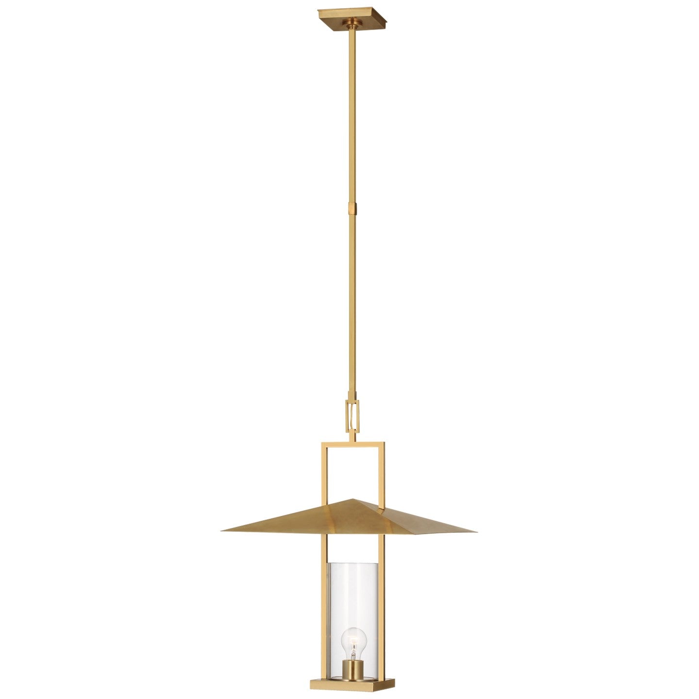 Visual Comfort Signature Canada - RB 5052AB-CG - LED Lantern - Amity - Antique Brass