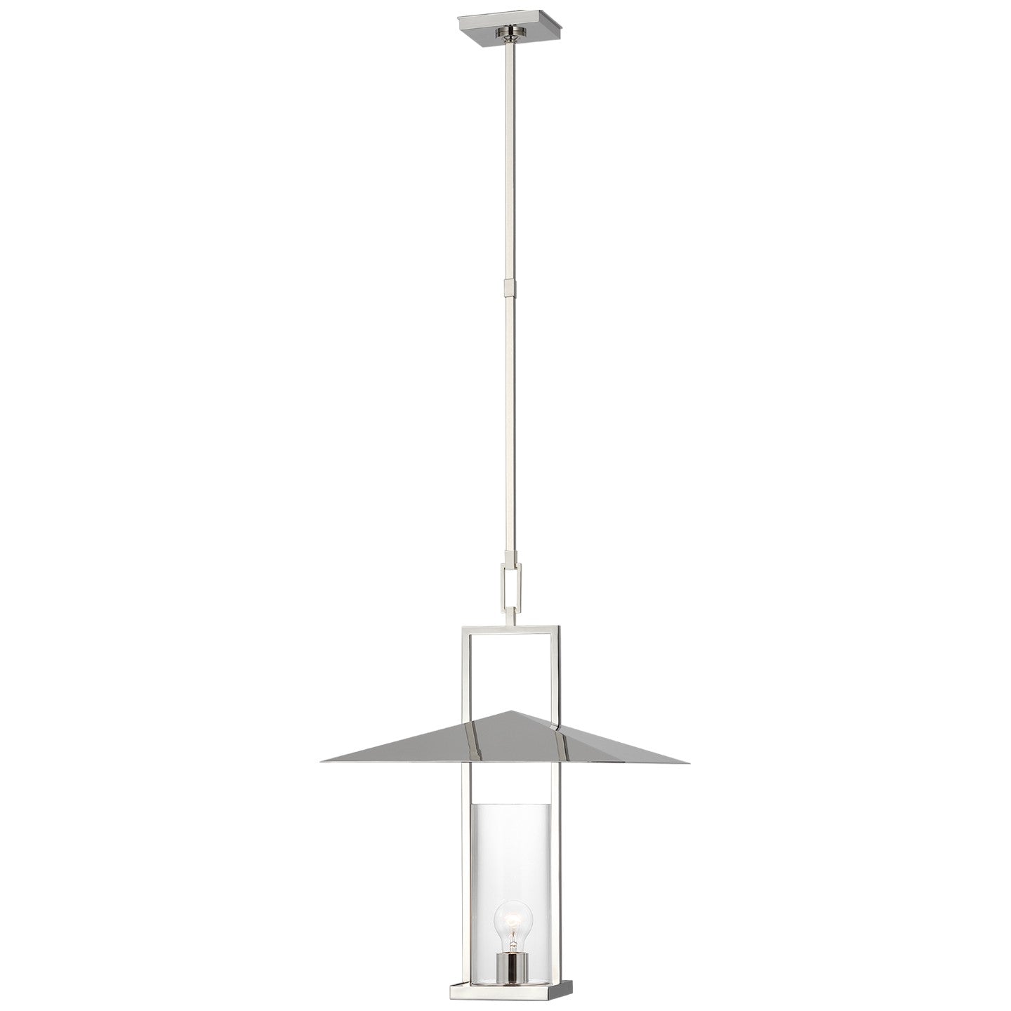 Visual Comfort Signature Canada - RB 5052PN-CG - LED Lantern - Amity - Polished Nickel
