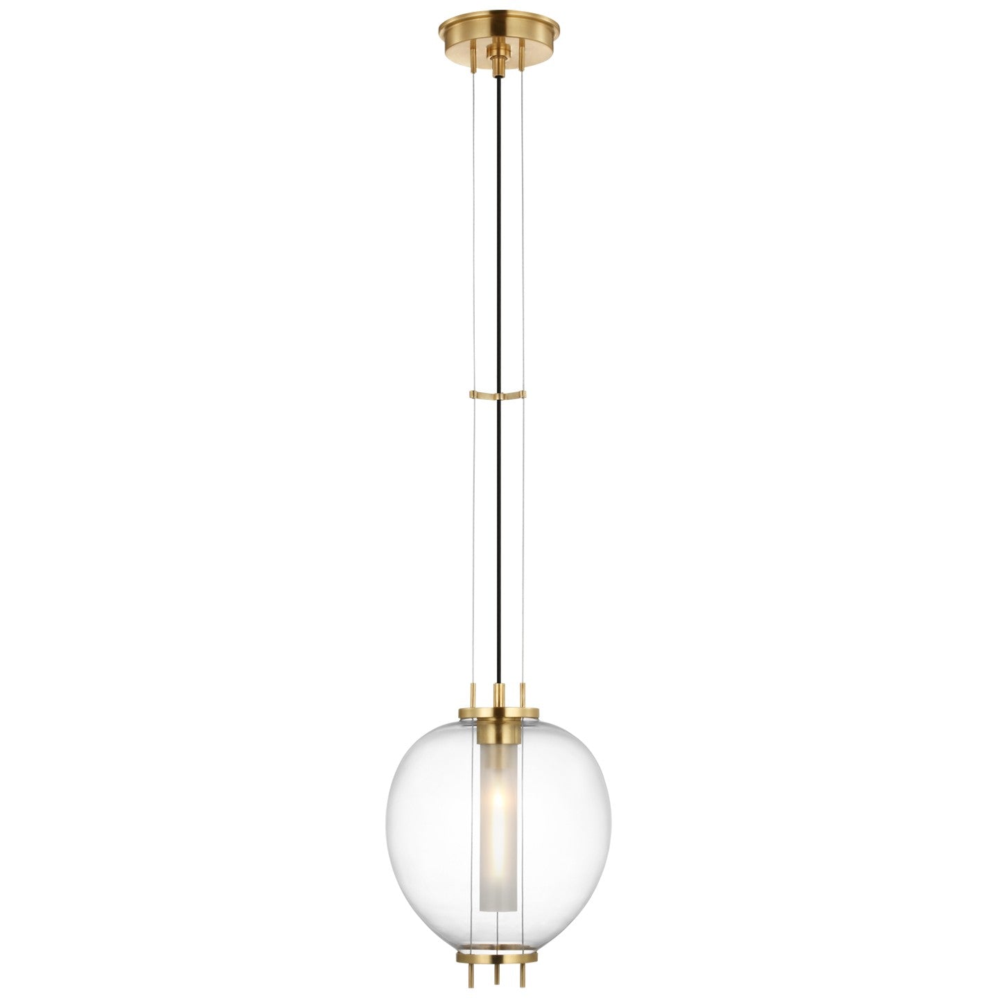 Visual Comfort Signature Canada - RB 5096AB-CG - LED Pendant - Taro - Antique Brass
