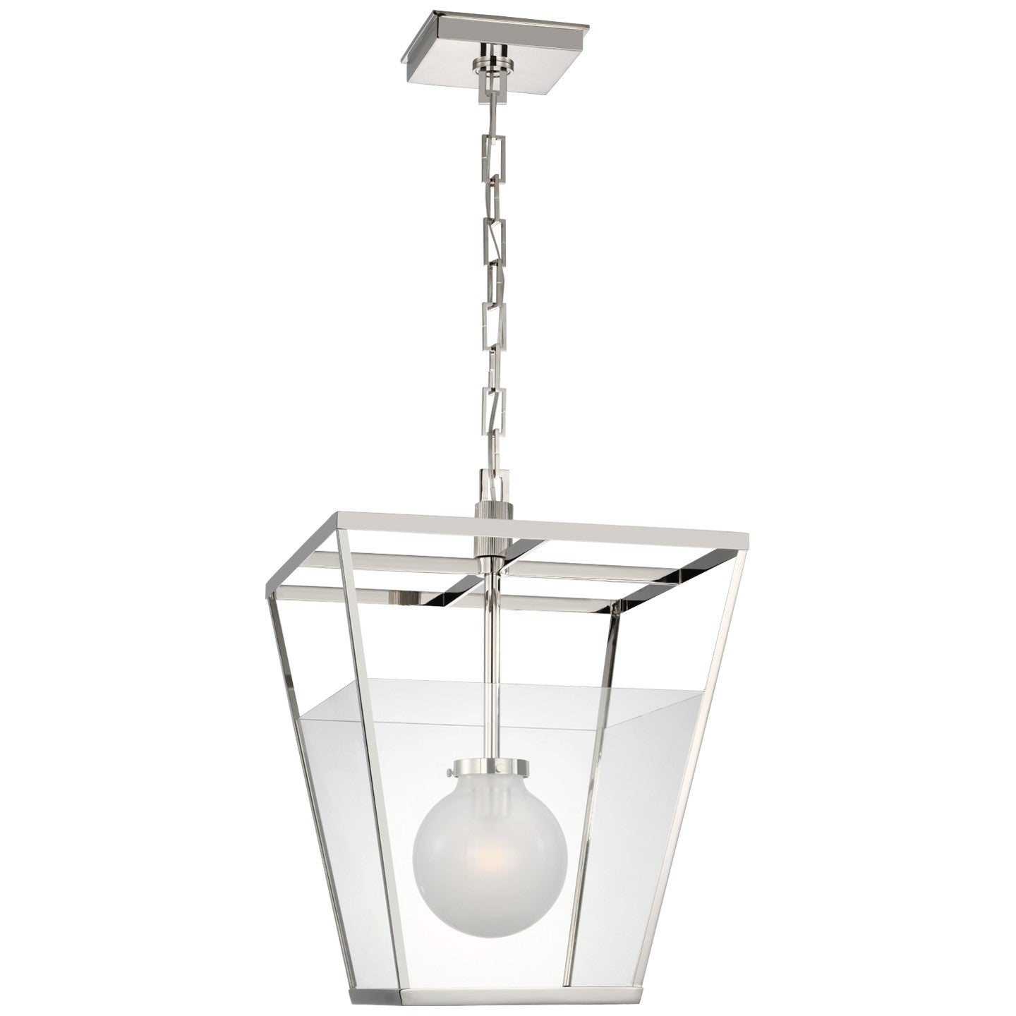Visual Comfort Signature Canada - RB 5102PN-CG - LED Lantern - Illume - Polished Nickel