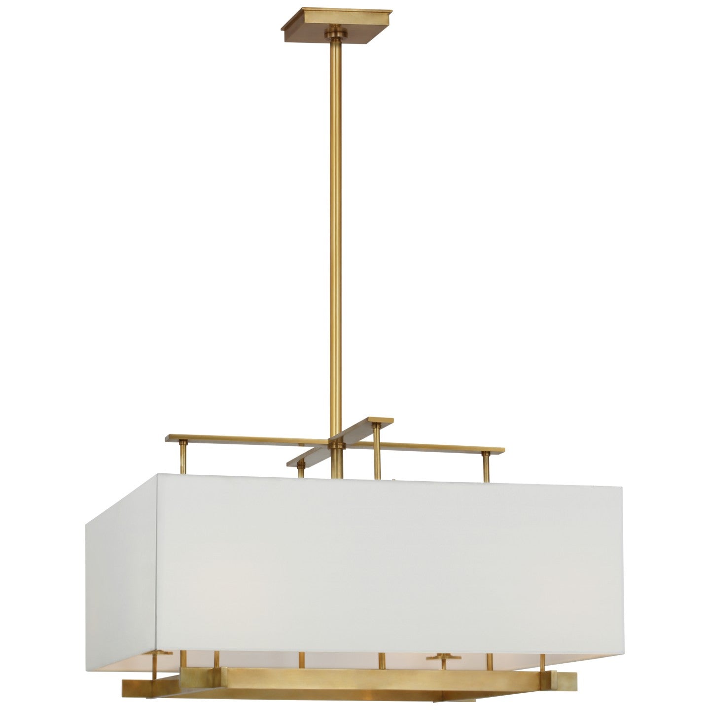 Visual Comfort Signature Canada - RB 5155AB-L - LED Pendant - Jase - Antique Brass