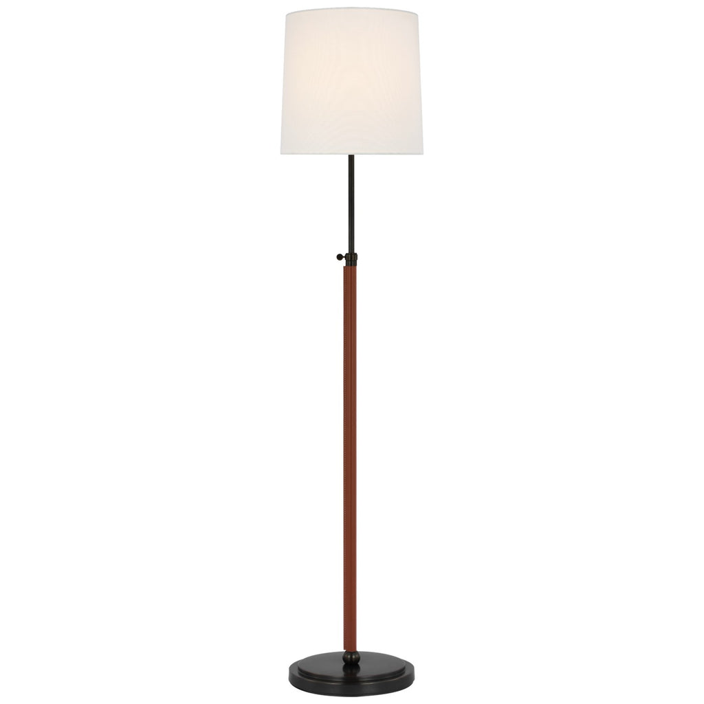 Visual Comfort Signature Canada - TOB 1580BZ/SDL-L - LED Floor Lamp - Bryant Wrapped - Bronze and Saddle Leather