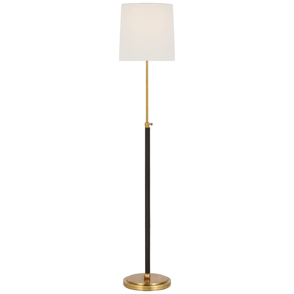 Visual Comfort Signature Canada - TOB 1580HAB/CHC-L - LED Floor Lamp - Bryant Wrapped - Hand-Rubbed Antique Brass and Chocolate Leather