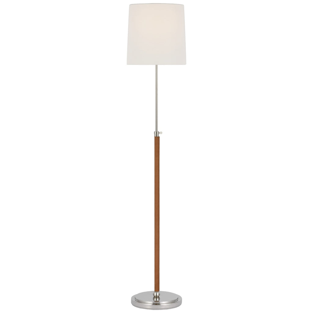 Visual Comfort Signature Canada - TOB 1580PN/NAT-L - LED Floor Lamp - Bryant Wrapped - Polished Nickel and Natural Leather