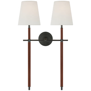 Visual Comfort Signature Canada - TOB 2584BZ/SDL-L - LED Wall Sconce - Bryant Wrapped - Bronze and Saddle Leather