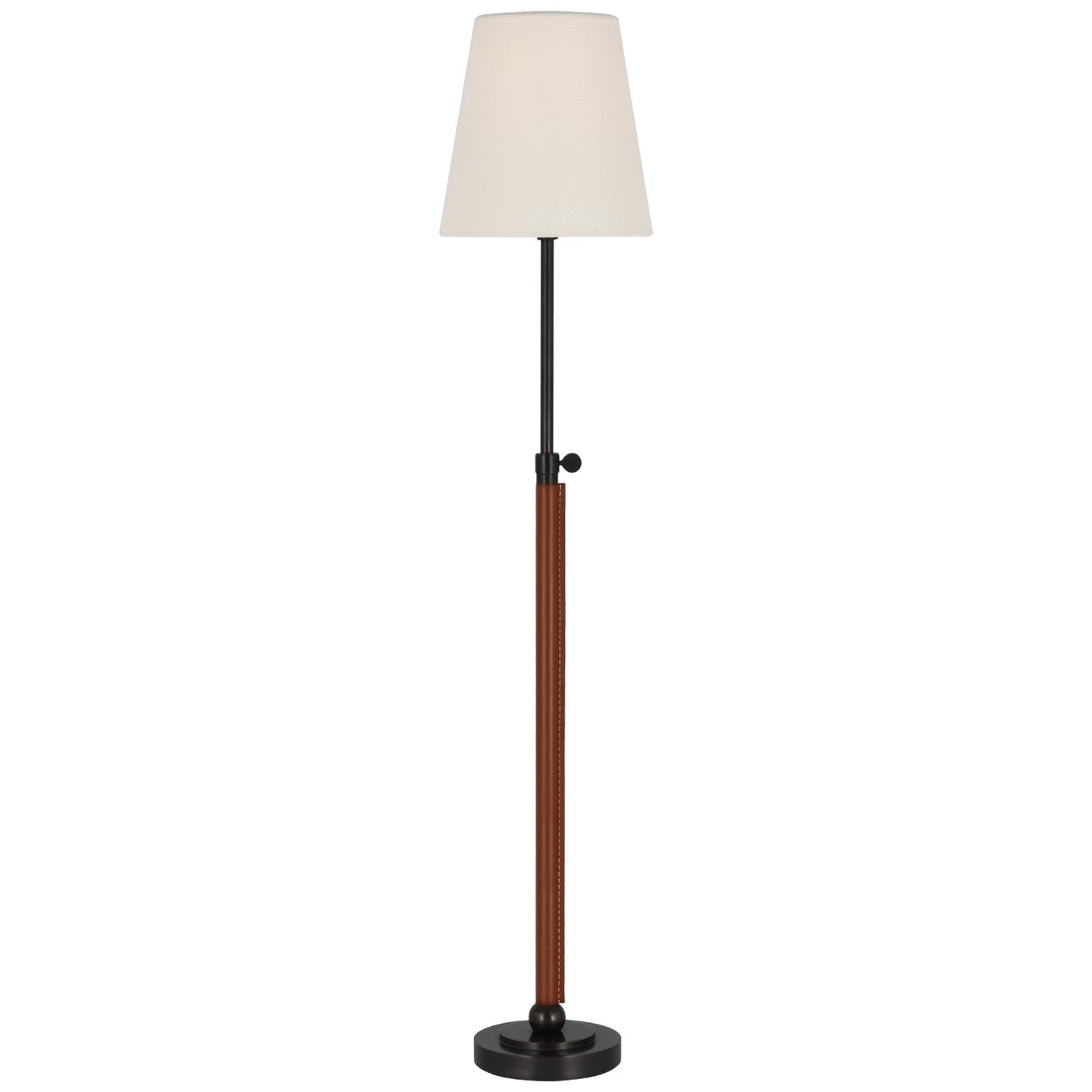 Visual Comfort Signature Canada - TOB 3580BZ/SDL-L - LED Table Lamp - Bryant Wrapped - Bronze and Saddle Leather