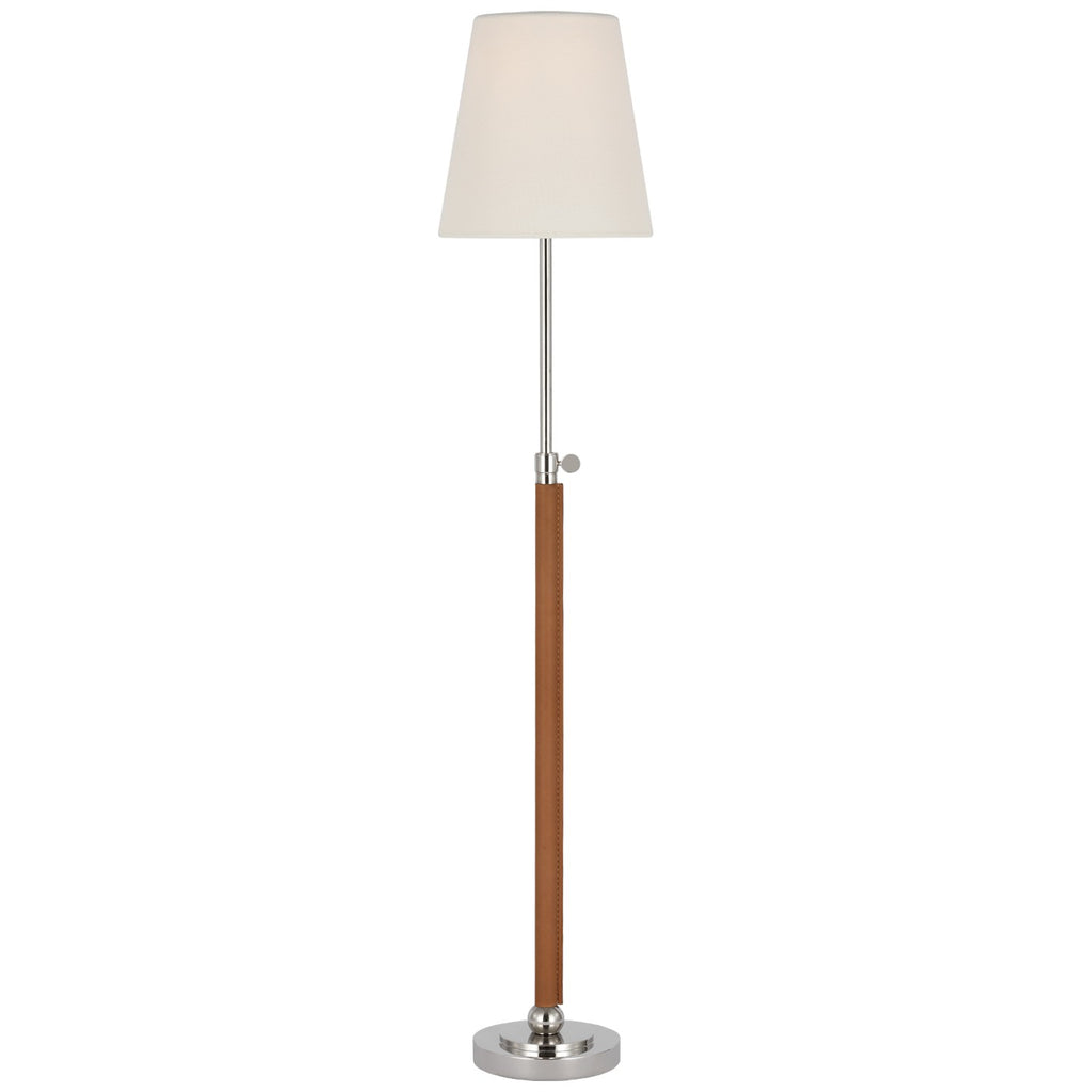 Visual Comfort Signature Canada - TOB 3580PN/NAT-L - LED Table Lamp - Bryant Wrapped - Polished Nickel and Natural Leather