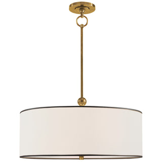 Visual Comfort Signature Canada - TOB 5011HAB-L/BT - Two Light Pendant - Reed - Hand-Rubbed Antique Brass