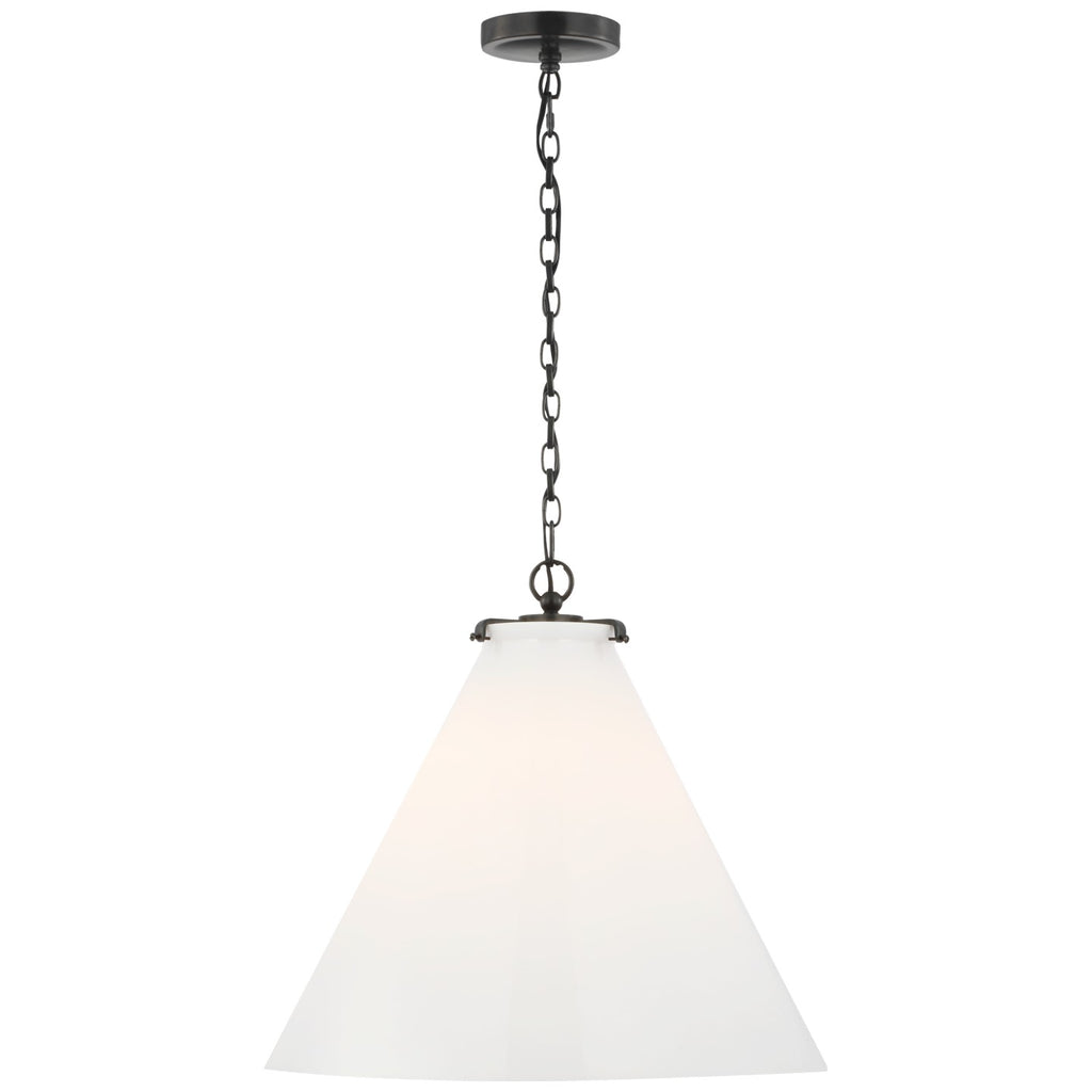 Visual Comfort Signature Canada - TOB 5227BZ/G6-WG - LED Pendant - Katie Conical - Bronze