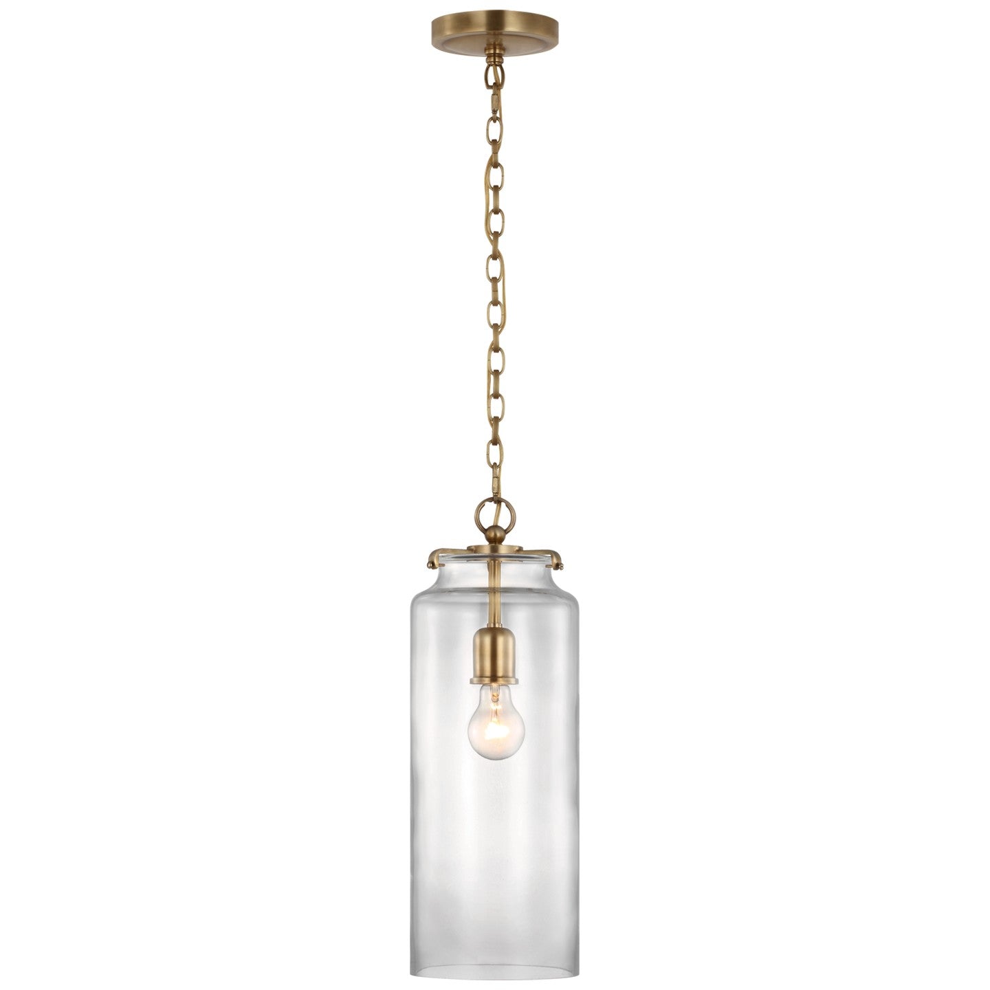 Visual Comfort Signature Canada - TOB 5227HAB/G2-CG - LED Pendant - Katie Cylider - Hand-Rubbed Antique Brass