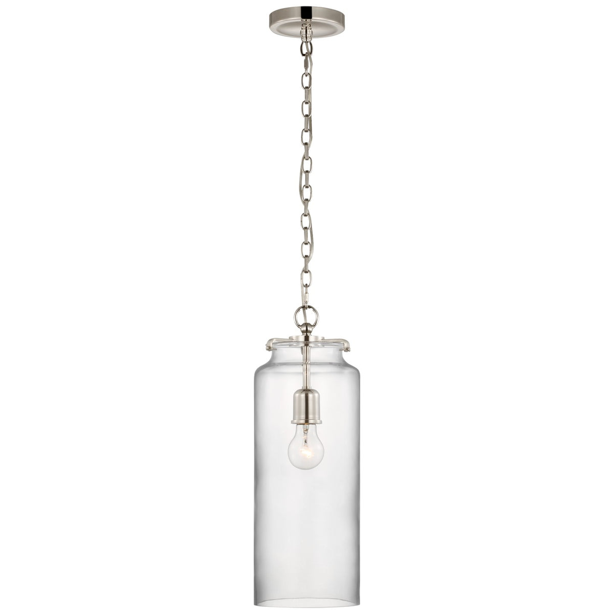 Visual Comfort Signature Canada - TOB 5227PN/G2-CG - LED Pendant - Katie Cylider - Polished Nickel