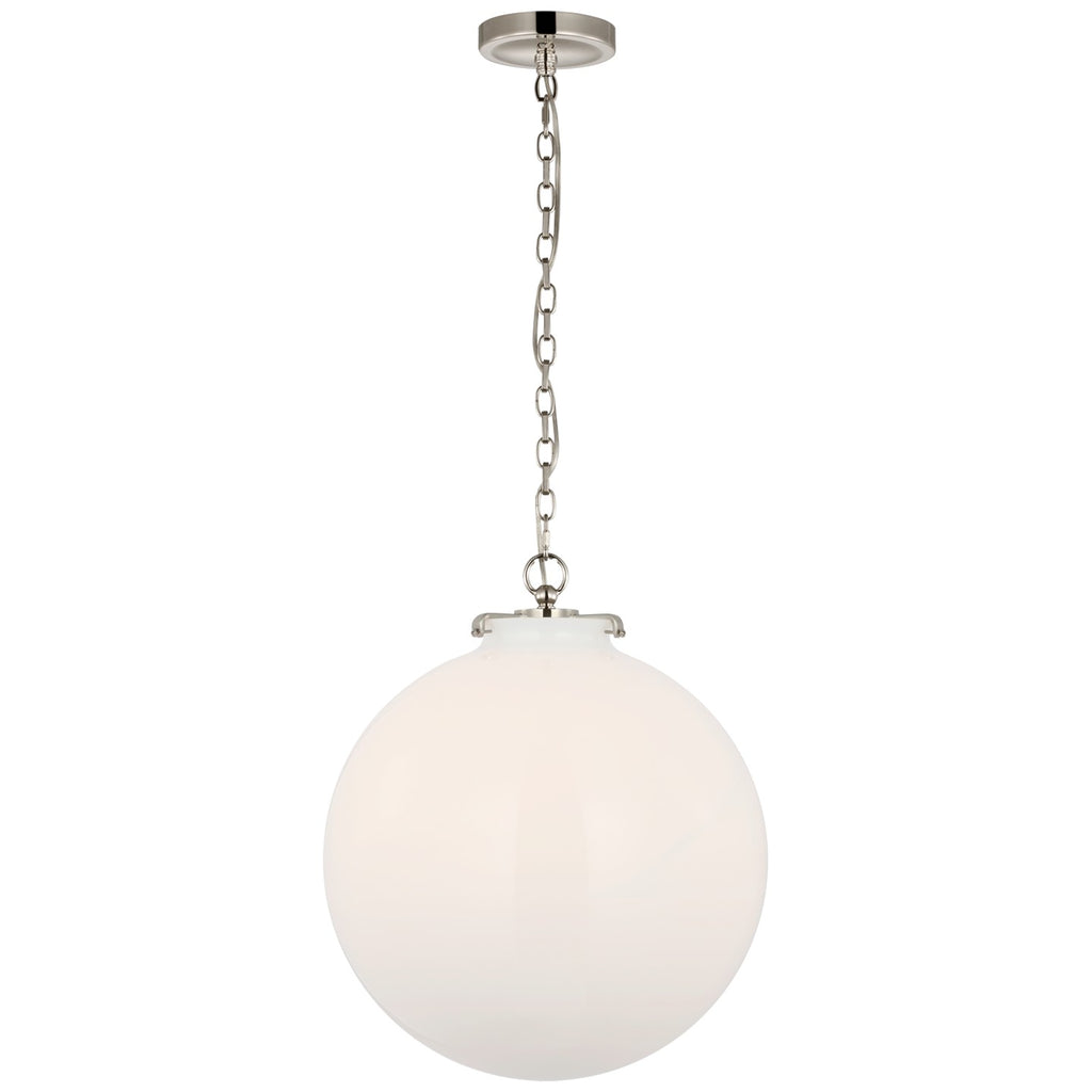 Visual Comfort Signature Canada - TOB 5227PN/G4-WG - LED Pendant - Katie Globe - Polished Nickel