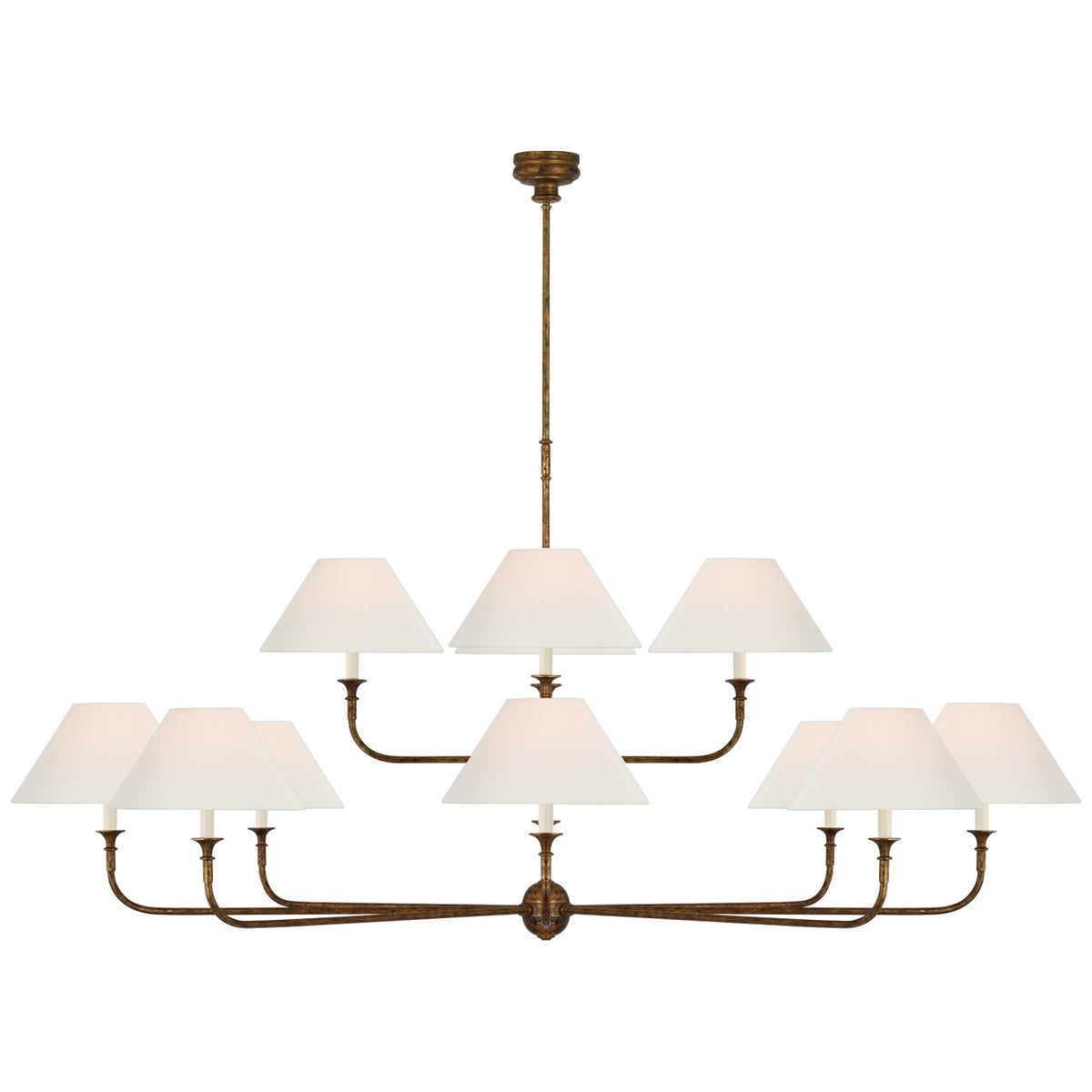 Visual Comfort Signature Canada - TOB 5458AG-L - LED Chandelier - Piaf - Antique Gild