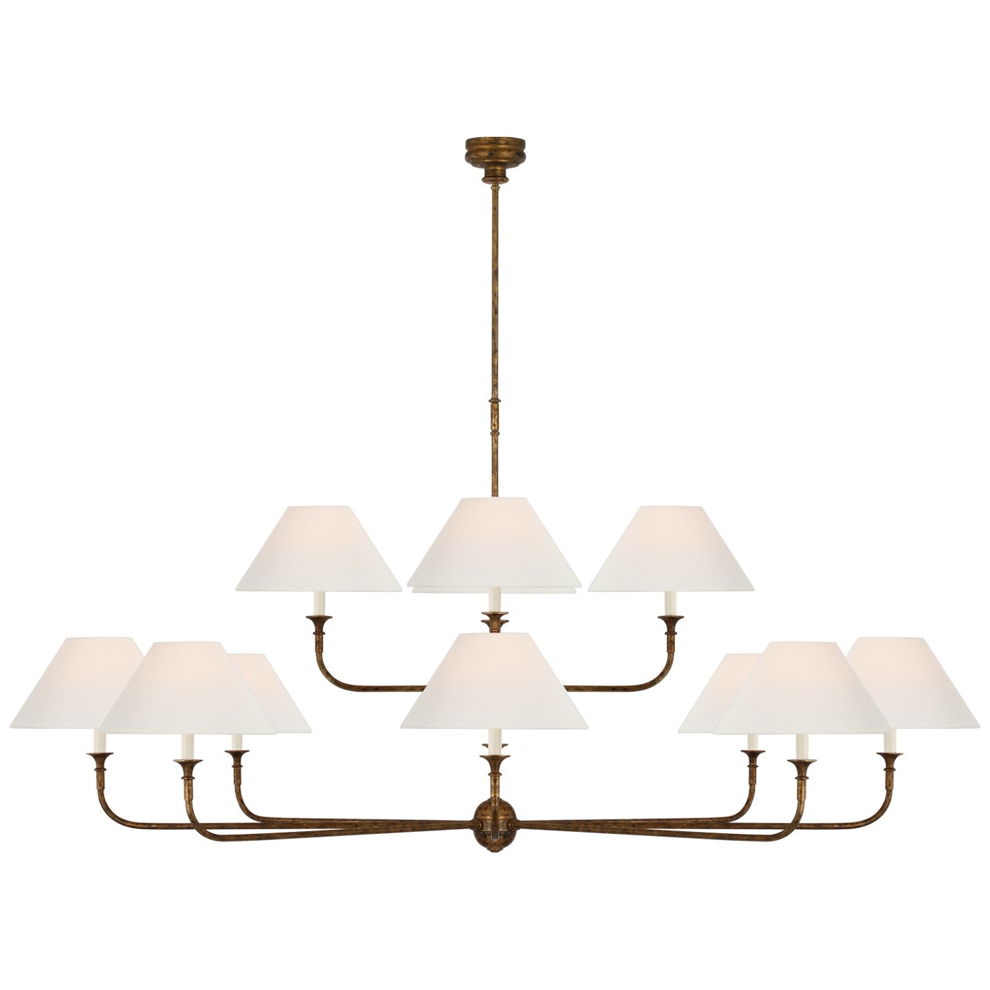 Visual Comfort Signature Canada - TOB 5458AG-L - LED Chandelier - Piaf - Antique Gild