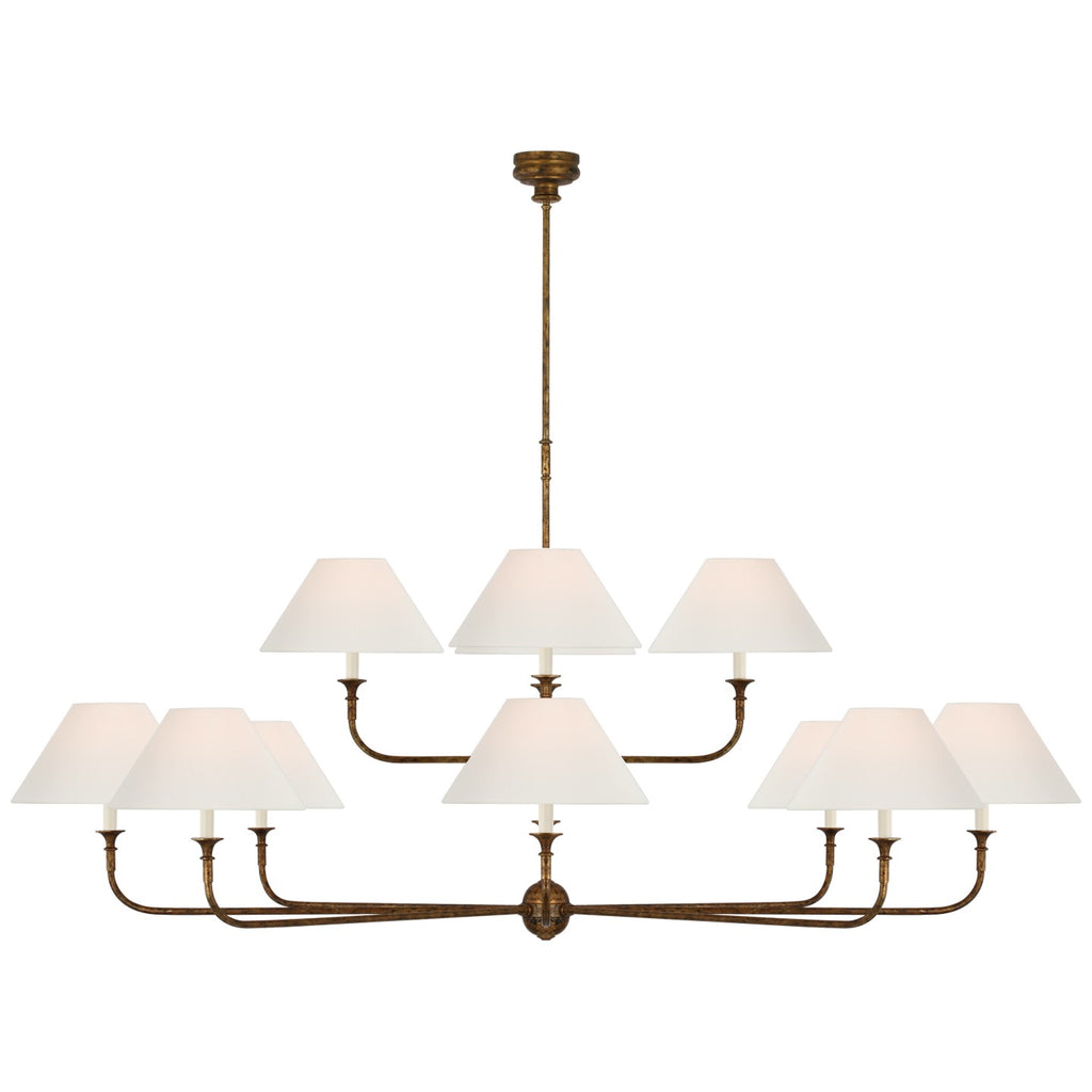Visual Comfort Signature Canada - TOB 5458AG-L - LED Chandelier - Piaf - Antique Gild