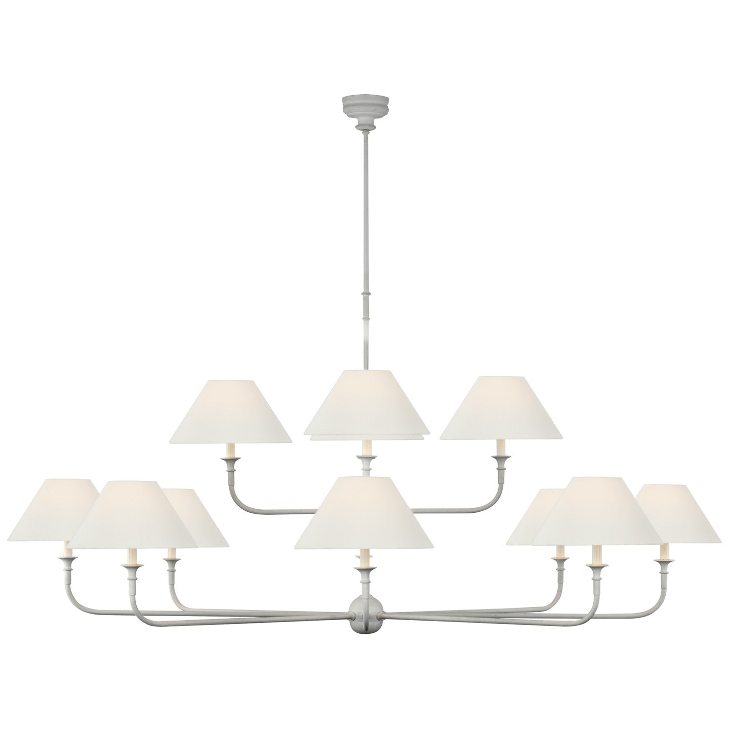 Visual Comfort Signature Canada - TOB 5458PW-L - LED Chandelier - Piaf - Plaster White