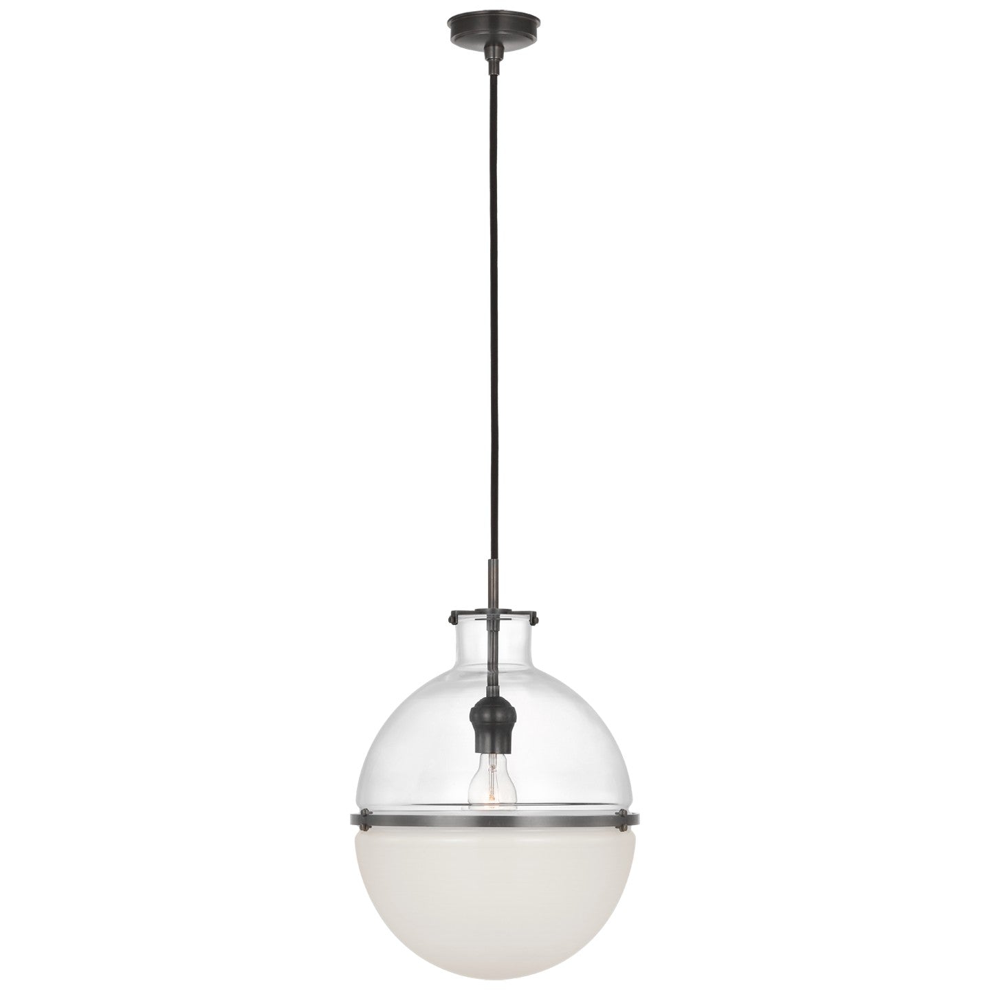 Visual Comfort Signature Canada - TOB 5486BZ-CG/WG - LED Pendant - Maxey - Bronze