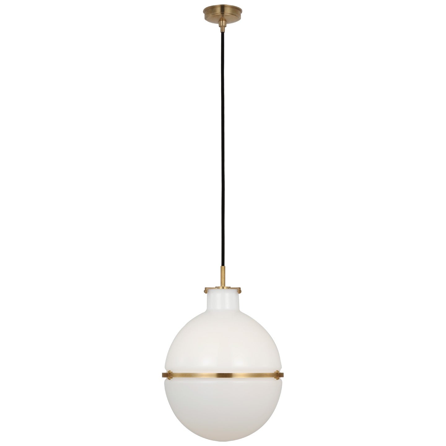 Visual Comfort Signature Canada - TOB 5486HAB-WG - LED Pendant - Maxey - Hand-Rubbed Antique Brass