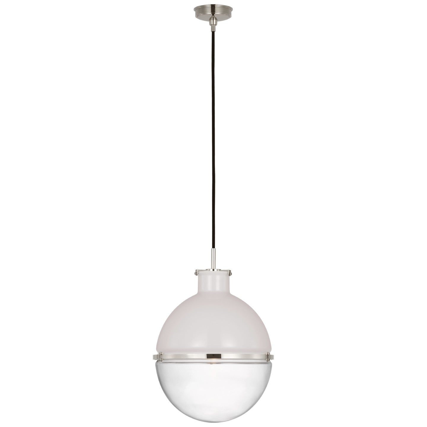Visual Comfort Signature Canada - TOB 5486PN-WG/CG - LED Pendant - Maxey - Polished Nickel