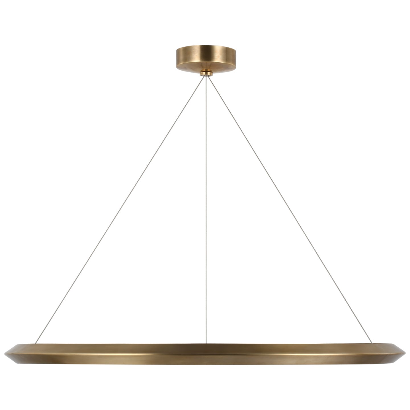Visual Comfort Signature Canada - PB 5151NB - LED Chandelier - Encircle - Natural Brass