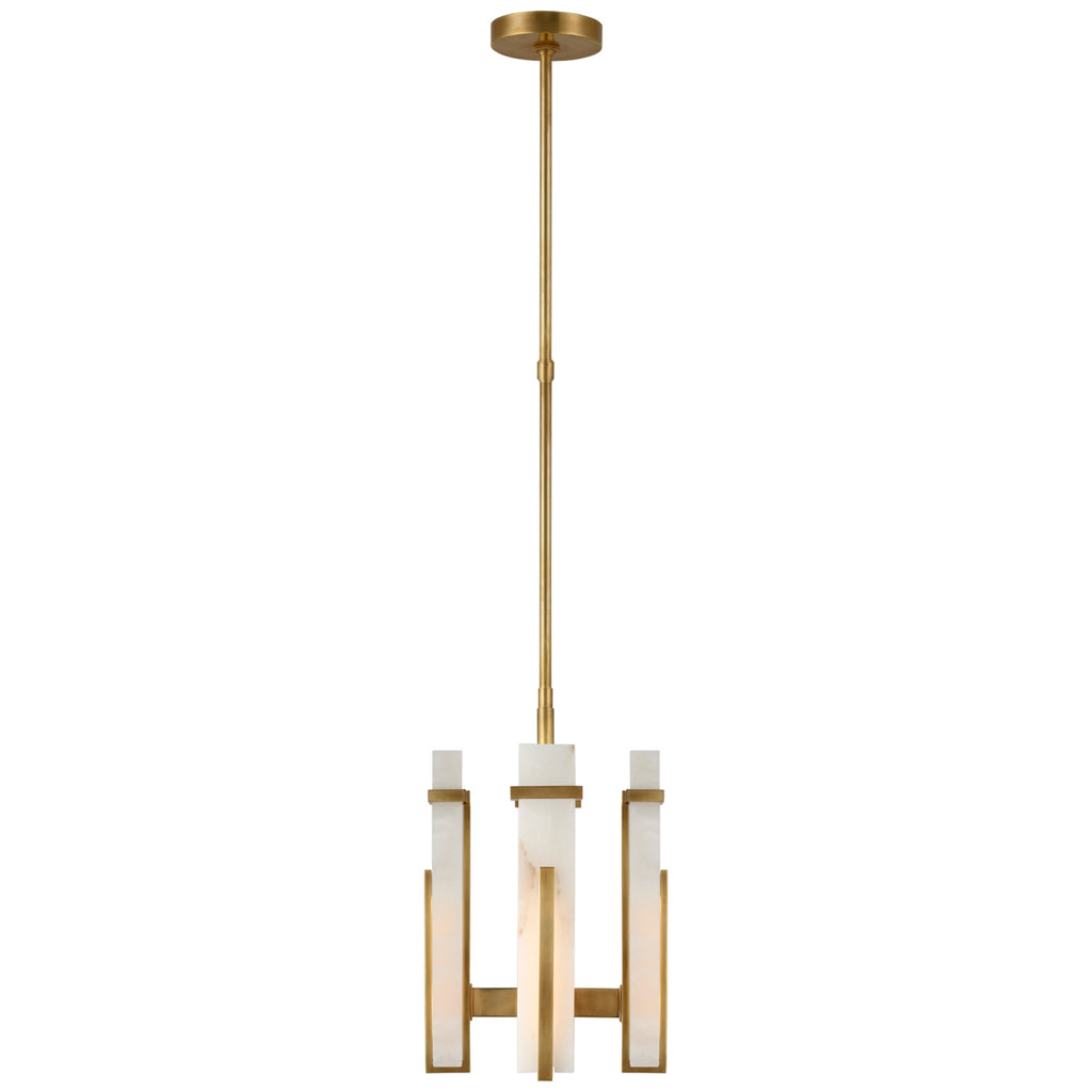 Visual Comfort Signature Canada - S 5910HAB-ALB - LED Chandelier - Malik - Hand-Rubbed Antique Brass