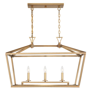 Townsend Three Light Linear Chandelier