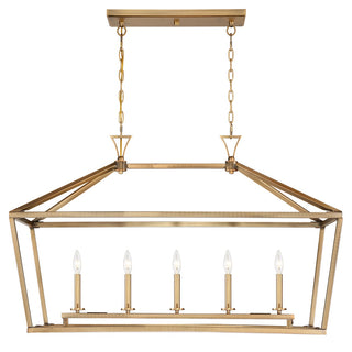 Townsend Five Light Linear Chandelier
