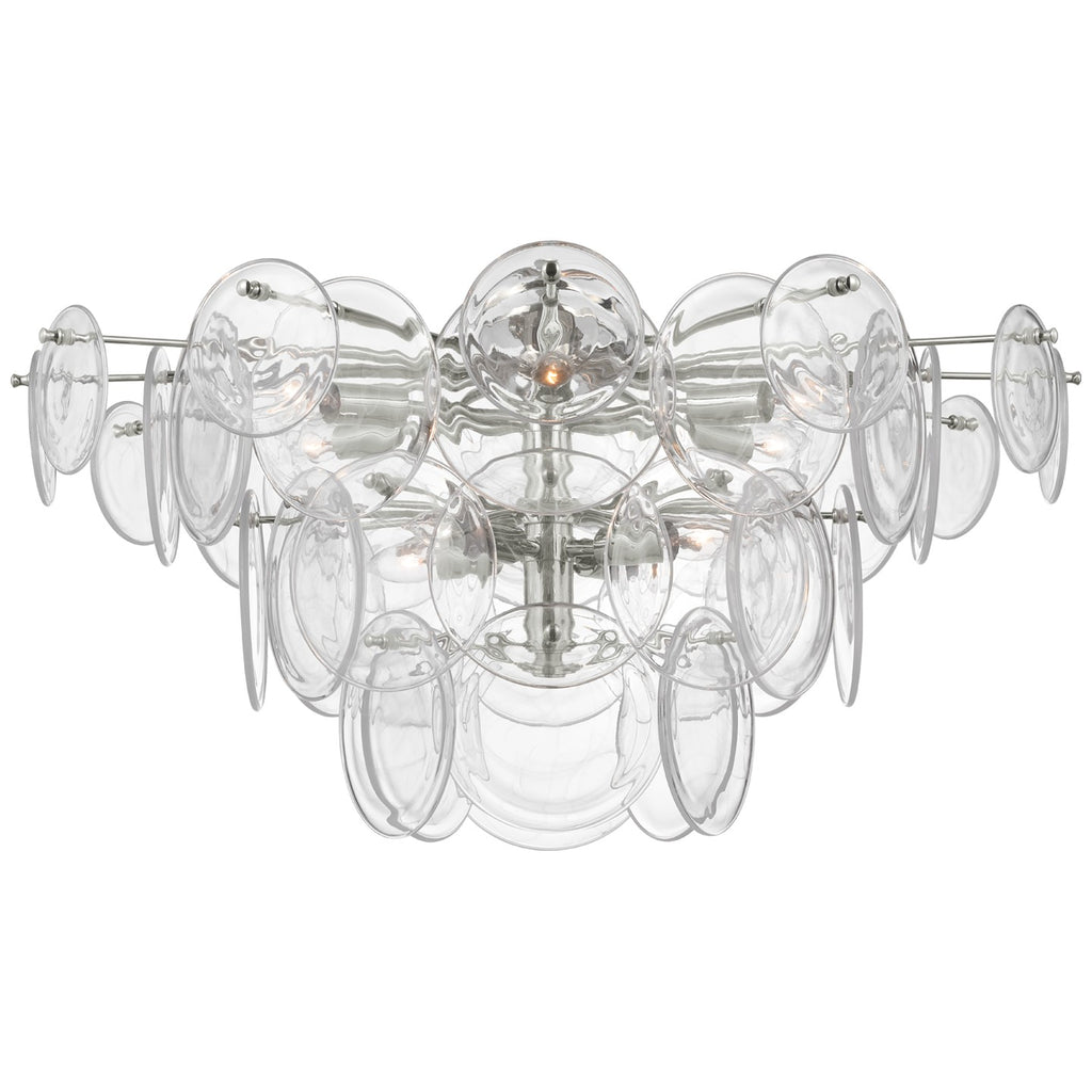 Visual Comfort Signature Canada - ARN 4453PN-CSG - LED Flush Mount - Loire - Polished Nickel