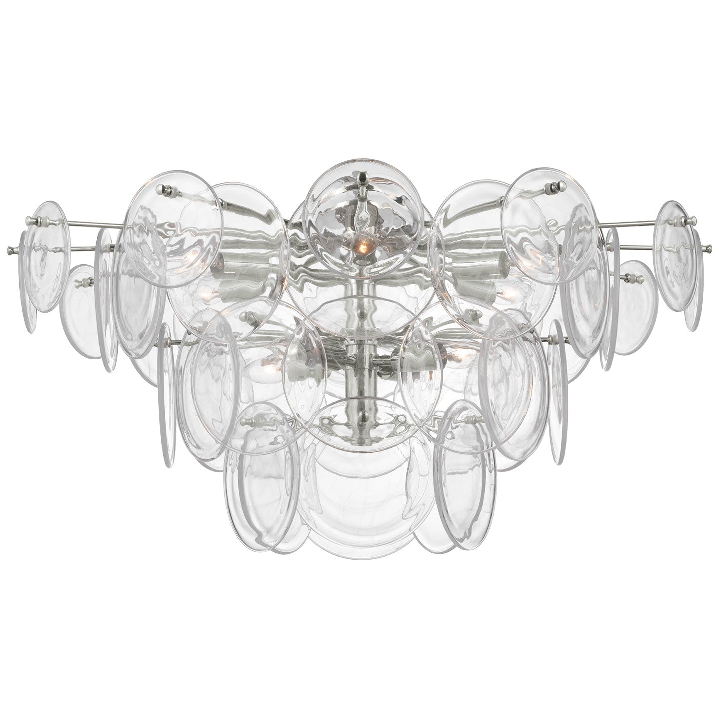 Visual Comfort Signature Canada - ARN 4453PN-CSG - LED Flush Mount - Loire - Polished Nickel