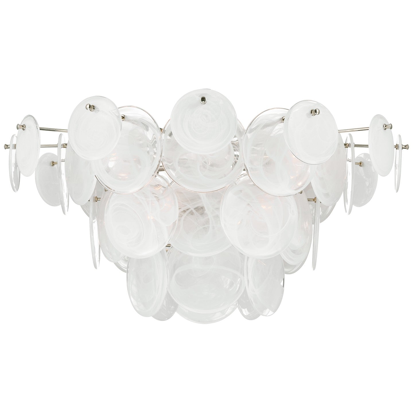 Visual Comfort Signature Canada - ARN 4453PN-WSG - LED Flush Mount - Loire - Polished Nickel