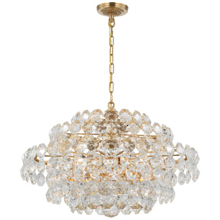 Visual Comfort Signature Canada - ARN 5105HAB-CG - 12 Light Chandelier - Sanger - Hand-Rubbed Antique Brass
