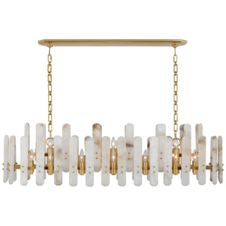 Visual Comfort Signature Canada - ARN 5127HAB-ALB - 24 Light Linear Chandelier - Bonnington - Hand-Rubbed Antique Brass