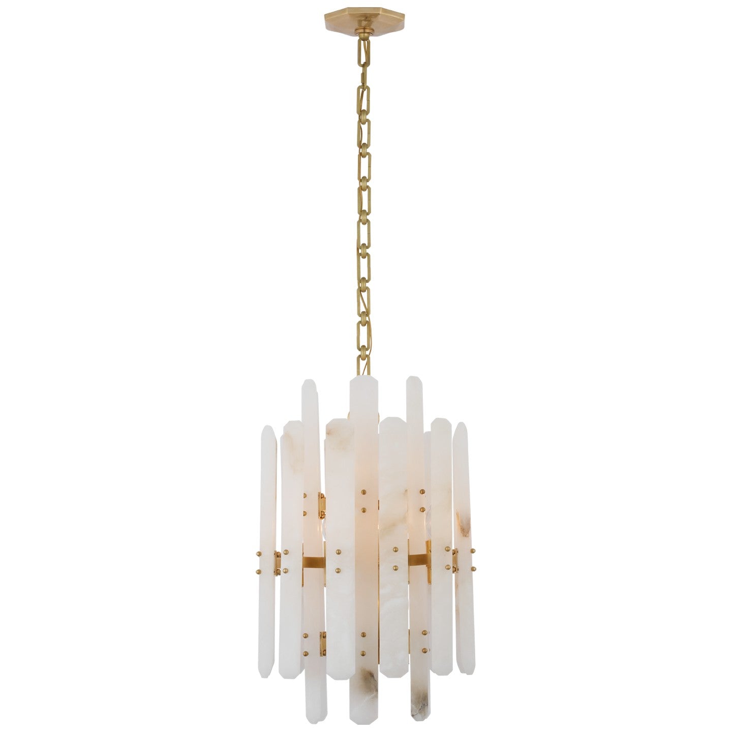 Visual Comfort Signature Canada - ARN 5128HAB-ALB - 12 Light Chandelier - Bonnington - Hand-Rubbed Antique Brass